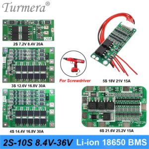 2S 3S 4S 5S 6S 10S 13S Li-ion Lithium Battery 18650 Charger PCB BMS Protection Board For screwdriver battery Lipo Cell Module