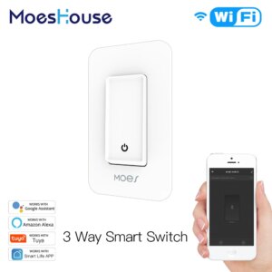 3 Way WiFi Smart Light Switch Light Control APP remote control works with Alexa and Google Home No Hub Required