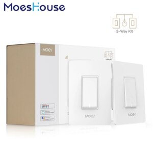 3 Way WiFi Smart Light Switch Light Fan Control APP remote control works with Alexa and Google Home, No Hub Required
