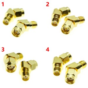 45 Degree Adapter Connector For FPV Race Goggle Antenna Converter SMA Connector TO SMA Connector RP SMA Connector 135 Degree