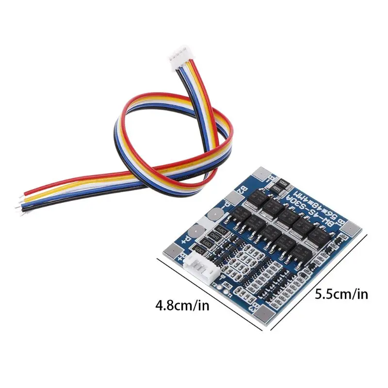 4S 30A 12.8V w/Balance 3.2V LiFePo4 LiFe 18650 Battery BMS Protection PCB Board