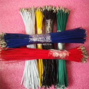 50pcs/lot KF2510 Line Single Head Spring Electronic Wire Connecting Line 20CM 26AWG KF2510 1P Terminal Cable