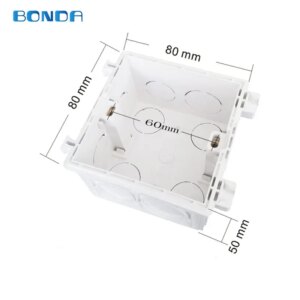 BONDA smart home touch switch accessories toughened glass plate/switch bottom box