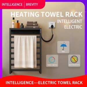 Electric heated towel rack, towel dryer, stainless steel towel rack.Sterilizing Smart towel rack 116Bathroom fittings
