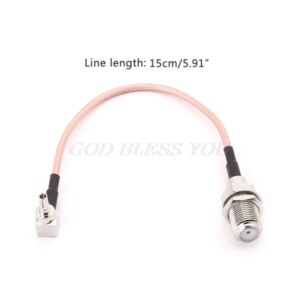 F Type Female Jack To CRC9 Male Right Angle RG316 Pigtail Cable 15cm For HUAWEI Modem Drop Shipping