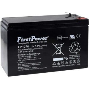 FirstPower GEL battery for SAI APC Power Saving Back-UPS Pro 550 7Ah 12V