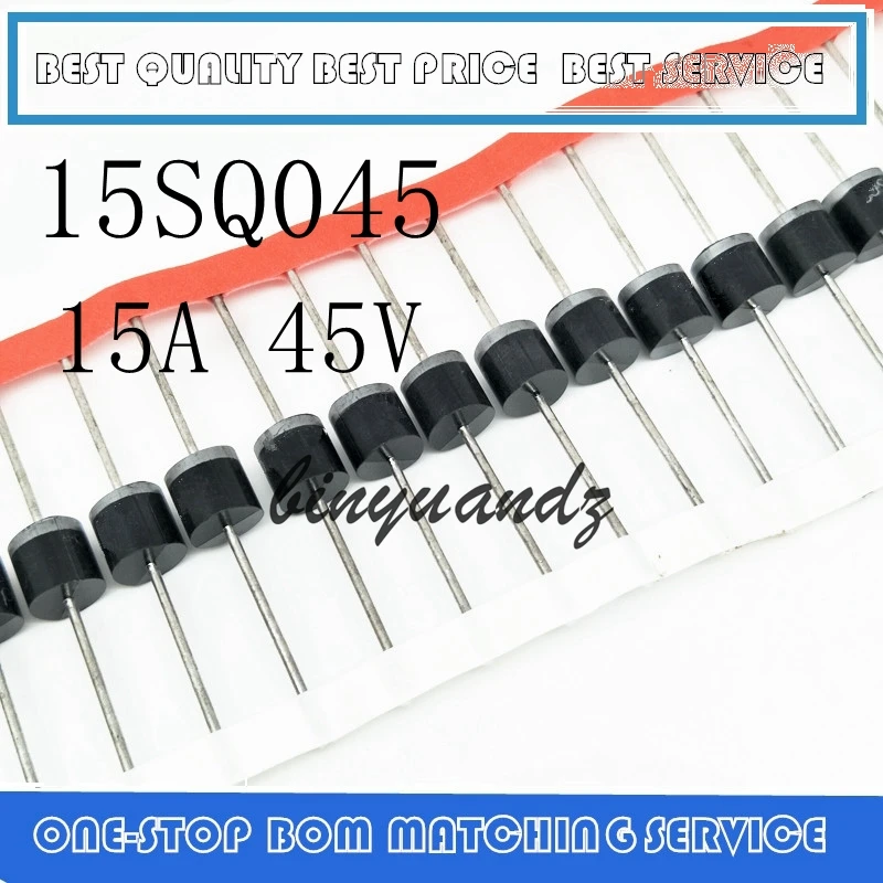 Free shipping 100pcs/lot 15SQ045 DIODE SCHOTTKY 45V 15A R-6 Best quality