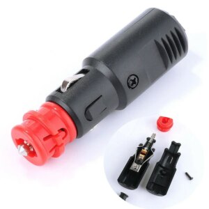 Hot Sale ABS 12V-24V 8A Car Cigarette Lighter Socket Power Plug Connector On/Off Switch Adapter