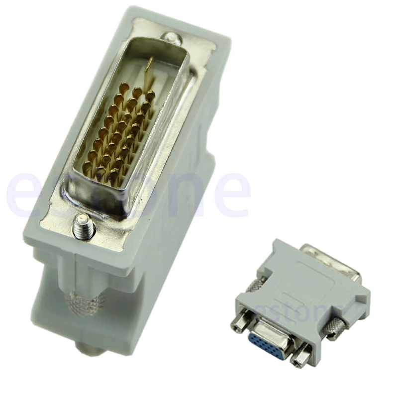 Hot Selling 15 Pin VGA Female to DVI-D Male Adapter Converter LCD Dls HOmeful