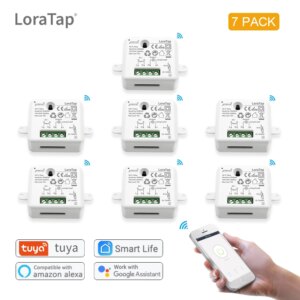 LoraTap Tuya Switch Smart Life APP WiFi Voice Relay Controller Timer Module Google Home Amazon Alexa 110V 220V Light