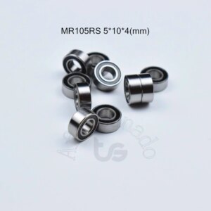 MR105RS 5*10*4(mm) 10pieces bearing rubber sealed free shipping ABEC-5 chrome steel miniature bearing hardware Transmission Part