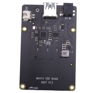 MSATA SSD Storage Expansion Board X857 USB3.1 Shield for Raspberry Pi 4B