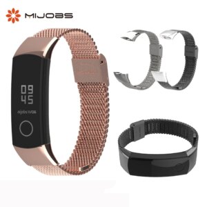 Metal Strap for Honor Band 3 Wristband Stainless Steel Bracelets for Huawei Honor 3 Band 4 Watch Band for Honor Band 4 Strap