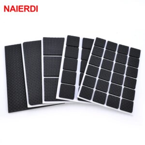 NAIERDI 1-24PCS Anti Slip Mat Self Adhesive Furniture Leg Feet Rug Felt Pads Bumper Damper For Chair Table Protector Hardware