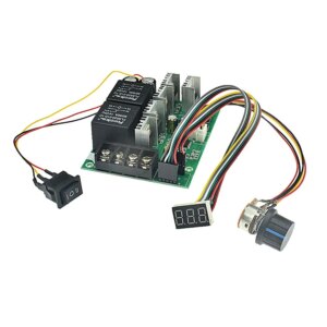 PWM speed controller DC motor Digital display 0~100% adjustable drive module Input MAX60A 12V 24V