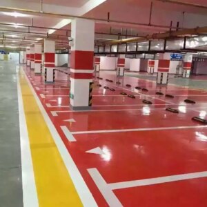 Roll coating of epoxy resin floor paint Dustproof, wear-resistant, bright light, easy to clean