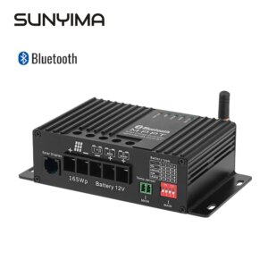 SUNYIMA 12V/12A 25A Bluetooth MPPT Solar Charge And Discharge Controller Auto Dual Battery Charging Solar Charging Controller