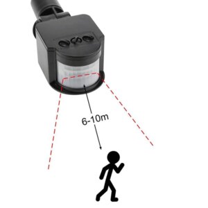 Wall Lamp Light Switch Outdoor LED Security Infrared PIR Motion Sensor Detector Floodlight Solar Light Spotlight