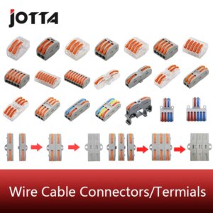 Wire Connector PCT-212 213 214 215 218 SPL-2 3 Universal Terminal 0.08-2.5mm Push-in electrical terminals for cable Connection