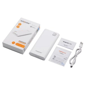 Wopow P20Q 20000mAh Power Bank Universal Quick Charge 3.0 Large Battery Capacity Three USB Charging Port Portable Charger