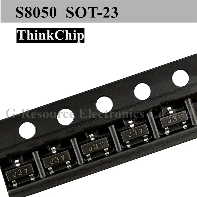 (100 pcs) S8050 J3Y SOT-23 NPN SMD triode Signal transistor NEW original