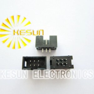 100PCS/LOT DC3-6P 2.54mm 6P 6Pin Straight Male Box Header