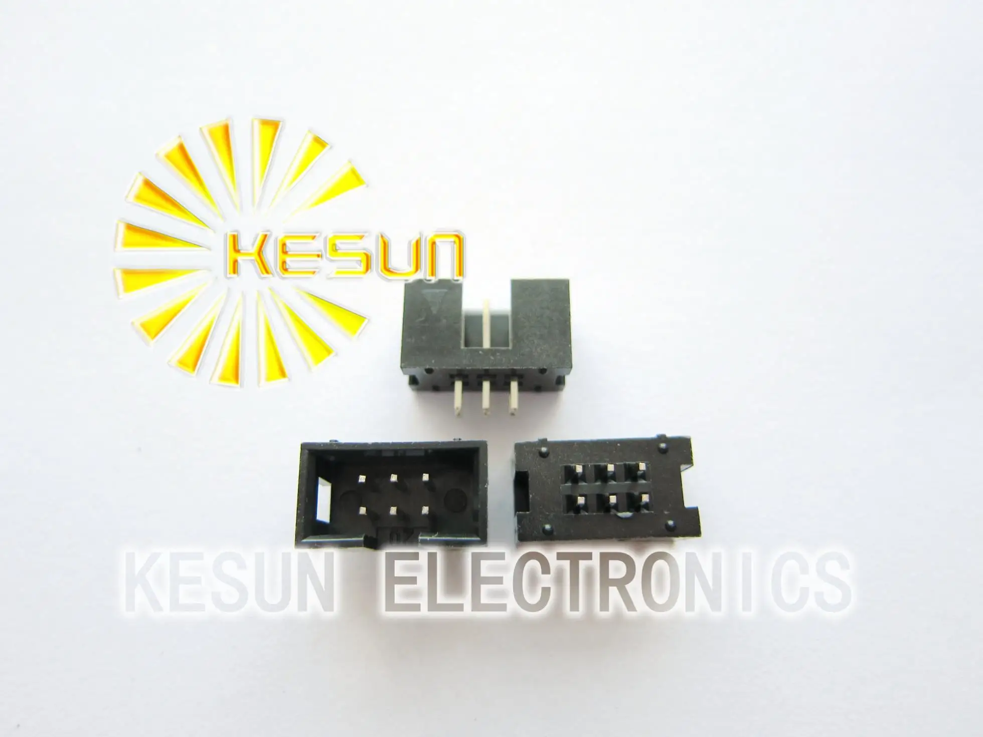 100PCS/LOT DC3-6P 2.54mm 6P 6Pin Straight Male Box Header