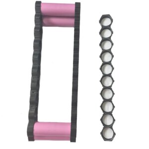 100pcs/lot 18650 battery honeycomb holder malposed DIY 18650 cell holder 10s2p 10s3p 10s4p free diy