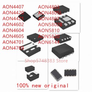 10PCS AON4407 AON4420 AON4421 AON4602 AON4604 AON4605 AON4701 AON4703 AON4803 AON4805L AON4807 AON5802B AON5810 AON5820 AON6144