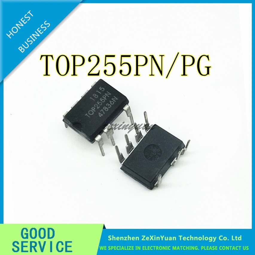 10PCS/LOT TOP255PN TOP255PG TOP255P TOP255 DIP-7 NEW Best quality