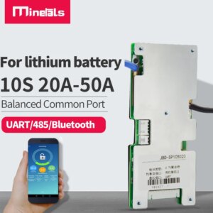 10S bluetooth 36v BMS 20A 30A 40A 50A communication UART/485 smart BMS 18650 li-ion pack electronic NTC balance protection board