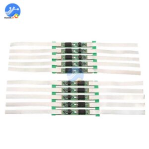 10pcs BMS 1S 3.7V 2A/3A/4.5A/6A/7.5A/9A 18650 Li-ion Lithium Battery Charging Protection Board 1/2/3/4/5/6 Mos Lipo Charging