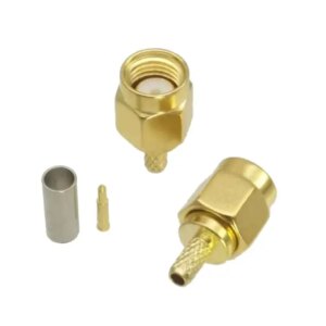 10pcs SMA male plug crimp RG174 RG316 LMR100 cable RF Coaxial connector