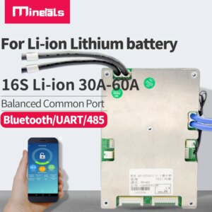 16S li ion battery pack 60V BMS Bluetooth balance smart UART/485 30A 40A 50A 60A Li-ion Lithium Battery Protection Board