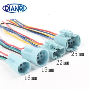 16mm 19mm 22mm cable socket for metal push button switch wiring 2-6 wires stable lamp light button