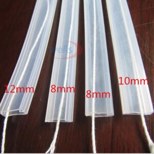 1m/5m/10m length 8mm/10mm/12mm Silicon tube IP67 for 5050 3528 3014 5630 ws2801 ws2811 ws2812b waterproof tubing led strip light