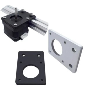 1pc plate NEMA 17 42-Series Stepper Motor Mounting Plate Fixed Plate Bracket for 3D Printer CNC Parts fit Aluminum Profiles