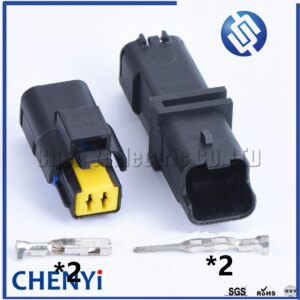 2 sets 2 Pin 211PC022S0049 211PL022S0049 Automotive Connector Lamphold Light Socket For For Sicma FCI CON-391 Turn Signal Plug