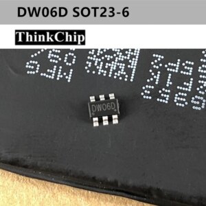 (20 pcs) DW06D SOT23-6 SMD Lithium battery protection chip New original