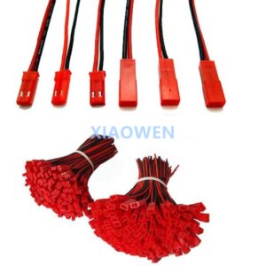 20PCS(10 Pairs) 2 Pin JST 150mm Pitch 2.54mm Male and Female Wire Connector Plug Cable for DIY RC Battry Model