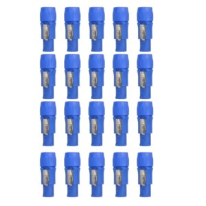 250V 3 Pin Speaker Chassis Adapter PowerCon Connector 20A AC Cable Speak-ON Connector Powercon Male/Female Plug 10/20PCS