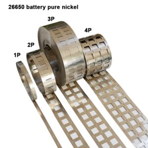 26650 battery pure nickel strip Cylindrical Li-ion cell pure nickel 26650 nickel tape Suitable for 26650 2P 3P holder