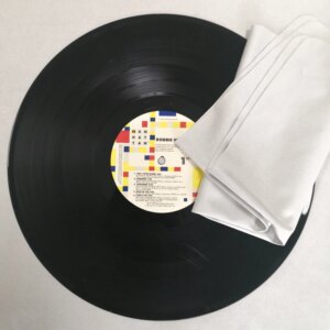 2PCS Large Cleaning Cloth Absorbent Soft Cloth for LP Vinyl Record