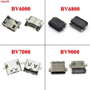 2X micro usb charge charging jack connector socket jack replacement repair Type c For BlackView BV6000 BV6800 BV9000 BV7000 Pro