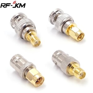 2pcs SMA to BNC Antenna Connector SMA Male Female to BNC Male Female RF Adapter Coax Coaxial