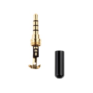 3.5mm 4 Pole Earphones Soldering Jack Male Headphone Repair Jack Cable Plug Solder Adapters