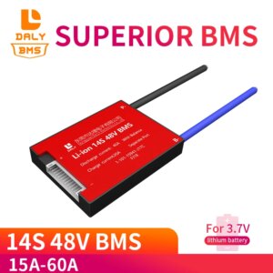 3.7V Li-ion 14S 48V 20A 30A 40A 60A 18650 PCM battery protection board BMS PCM with balanced lithiu ion lithium battery module