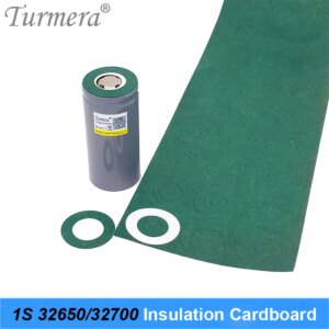 36Pieces 1S 32650 32700 Lifepo4 Battery Insulation cardboard with Adhesive for 32650 Battery Pack Insulating Glue Patch Positive