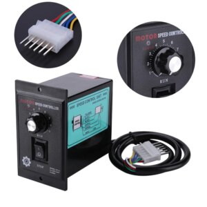 400W AC 220V Motor Speed Controller for ac Motor Digital Adjustable Stepless Motor Speed Regulator 0-1450rpm Speed Controller