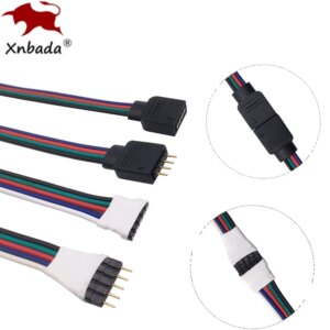4PIN/RGB 5PIN/RGBW RGBWW Led Connectors For 2538 5050 RGB/RGBW/RGBWW LED Strip Light DC12-24V